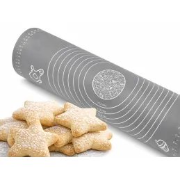 Tappetino in silicone per impastare / Grigio