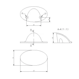 Maniglia LINIA / Acciaio spazzolato