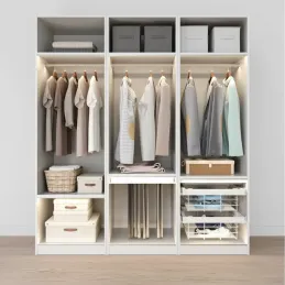 Cestello estraibile in filo metallico con chiusura ammortizzata OPIO / Bianco opaco