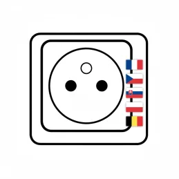 Presa elettrica estraibile MULTIBOX 4x 230V + 2x USB + 2x RJ45 / Nera