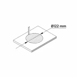 Presa elettrica a scomparsa MULTIBOX 4x 230V + 2x USB + 2x RJ45 / Bianca