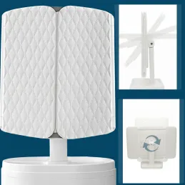 Specchio cosmetico con luce LED e organizer MAGNA / Bianco