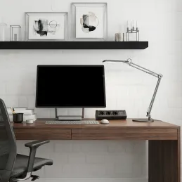 Presa elettrica OFFICE 3x230V + 1xUSB C+A FRENCH / Nero opaco