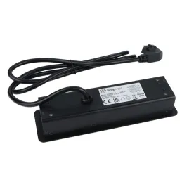 Multipresa elettrica EUROBOX 2x230V + 1xUSB C+A SCHUKO / Nero opaco