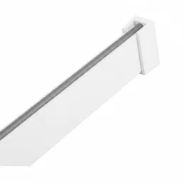 Set di terminali per tubo appendiabiti LED / Bianco