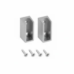 Barra appendiabiti 1 m SLIM per striscia LED con terminali / Alluminio