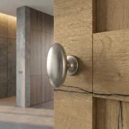 Maniglia a pomolo ALFREDO / Acciaio inox satinato