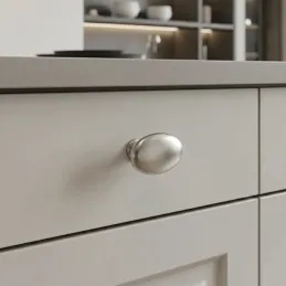 Maniglia a pomolo ALFREDO / Acciaio inox satinato
