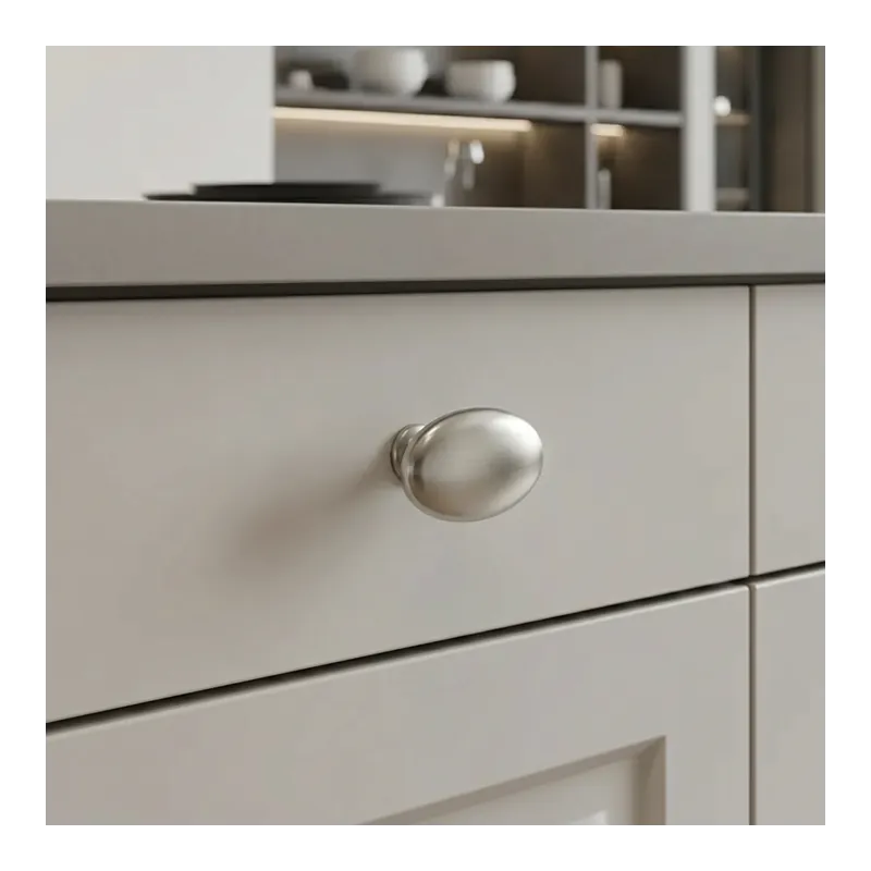 Maniglia a pomolo ALFREDO / Acciaio inox satinato