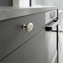 Maniglia a pomolo ALFREDO / Acciaio inox satinato