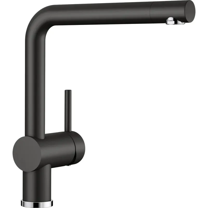 Miscelatore Blanco LINUS in Silgranit / Nero opaco