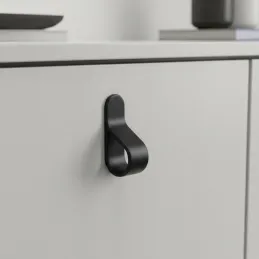 Manopola DROP / Nero opaco