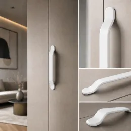 Maniglia DROP / Bianco opaco