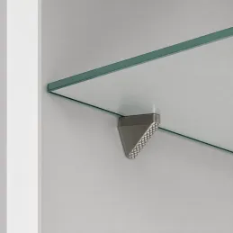 Reggipiano per vetro con guarnizione ELO D5 / Nichel - 10 pz.