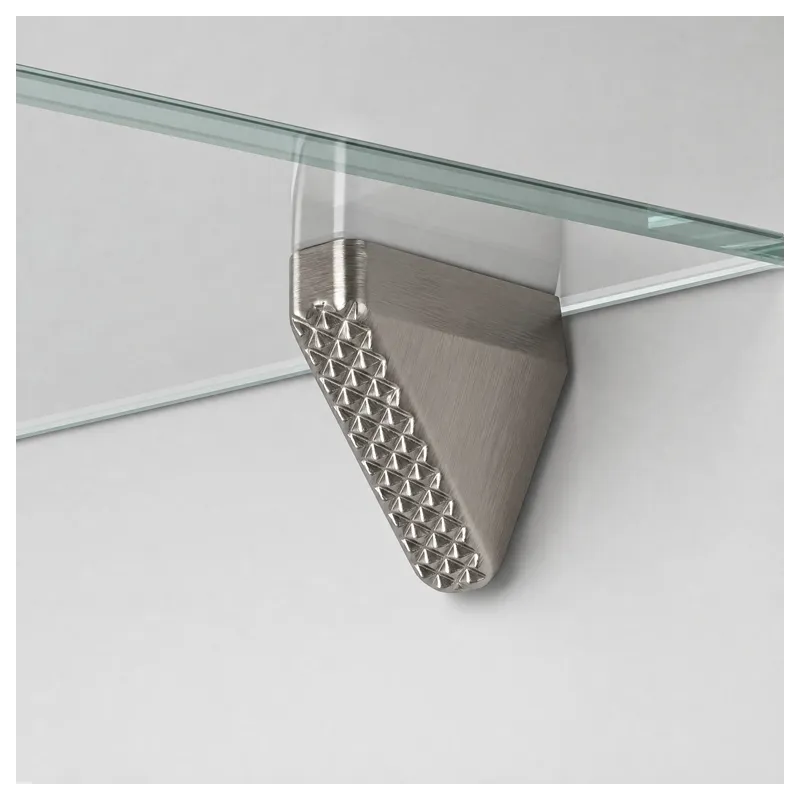 Reggipiano per vetro con guarnizione ELO D5 / Nichel - 10 pz.