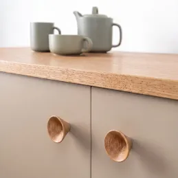 Pomello in legno APOLO / Rovere verniciato