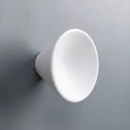 Pomello in legno APOLO / Bianco opaco