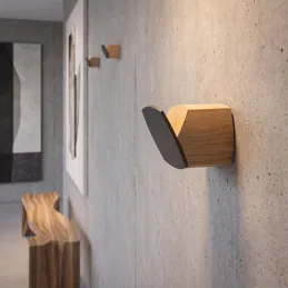 Appendino esclusivo in legno LOREN / Rovere verniciato - nero