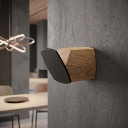 Appendino esclusivo in legno LOREN / Rovere verniciato - nero