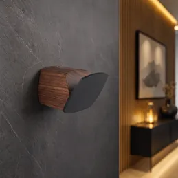 Appendino esclusivo in legno LOREN / Noce scuro - nero