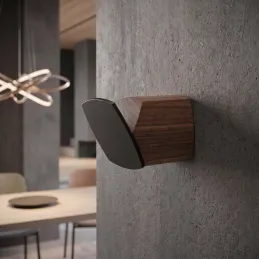 Appendino esclusivo in legno LOREN / Noce scuro - nero