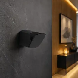 Appendiabiti esclusivo in legno LOREN / Legno nero - nero