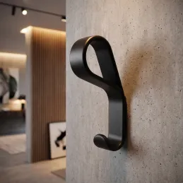 Appendiabiti di lusso DROP / Nero opaco