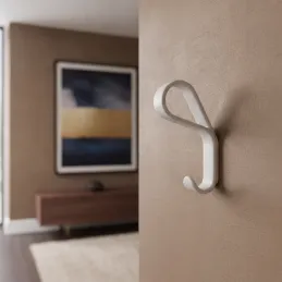 Appendiabiti di lusso DROP / Bianco opaco