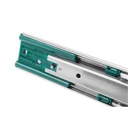 Guida per cassetti con cuscinetti e chiusura ammortizzata, 53 mm – per carichi pesanti