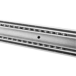 Guida per cassetti con cuscinetti e chiusura ammortizzata, 53 mm – per carichi pesanti
