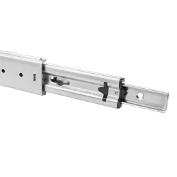 Guida per cassetti con cuscinetti e chiusura ammortizzata, 53 mm – per carichi pesanti