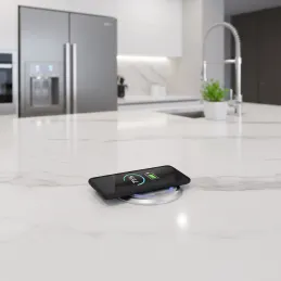 Presa elettrica automatica a scomparsa ASTRA SCHUKO 3x230V + 2xUSB A-C / Alluminio
