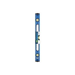 Livella in alluminio con supporto / Blu