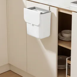 Cestino BIBA da appendere all’anta, 11 L / Bianco
