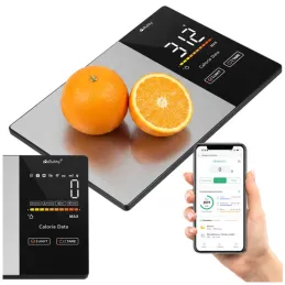 Bilancia da cucina digitale con app FIT BODY / Nera