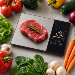 Bilancia da cucina digitale con app FIT BODY / Nera