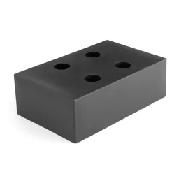 Piedino in plastica 30 mm 100x60 / Nero opaco
