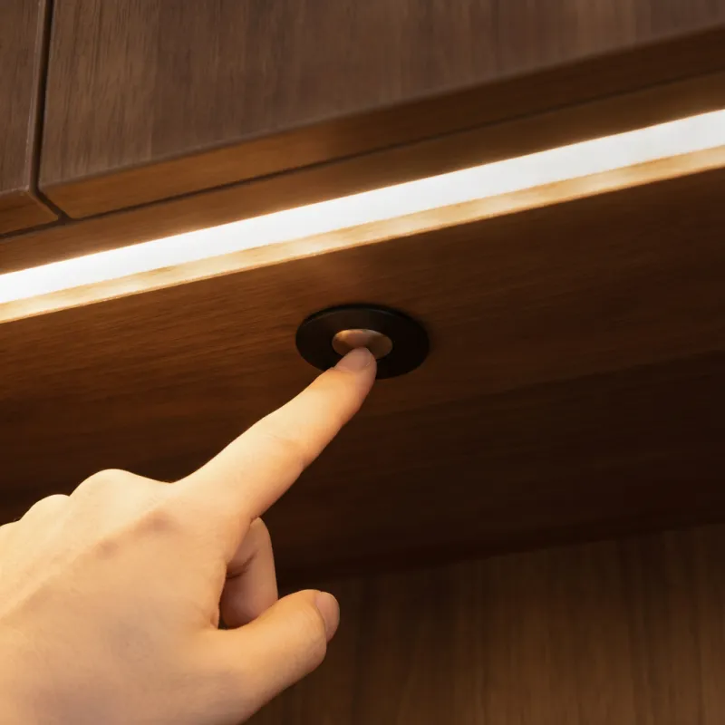 Interruttore touch dimmer LUXIO / Nero