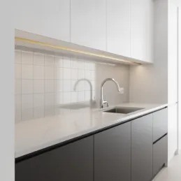 Profilo in alluminio ZARIA per illuminazione a LED con copertura trasparente / Oro