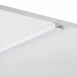 Profilo in alluminio ZARIA per illuminazione LED con copertura opalina / Bianco opaco