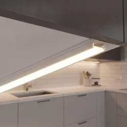 Profilo in alluminio ZARIA per illuminazione LED con copertura opalina / Bianco opaco