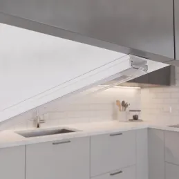 Profilo in alluminio ZARIA per illuminazione a LED con copertura trasparente / Bianco opaco