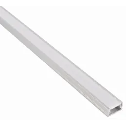 Profilo in alluminio ZARIA per illuminazione LED con copertura satinata / Alluminio