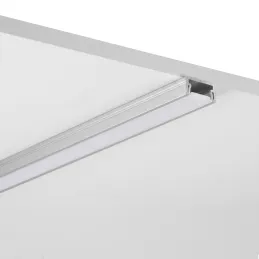 Profilo in alluminio ZARIA per illuminazione LED con copertura satinata / Alluminio