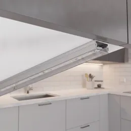 Profilo in alluminio ZARIA per illuminazione a LED con copertura trasparente / Alluminio