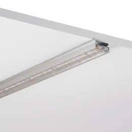 Profilo in alluminio ZARIA per illuminazione a LED con copertura trasparente / Alluminio