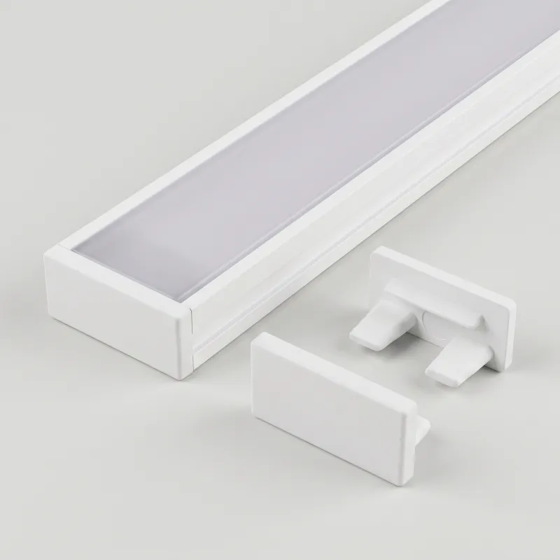 Tappo terminale per profilo LED ZARIA – senza foro / Bianco opaco