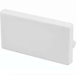 Tappo terminale per profilo LED ZARIA – senza foro / Bianco opaco