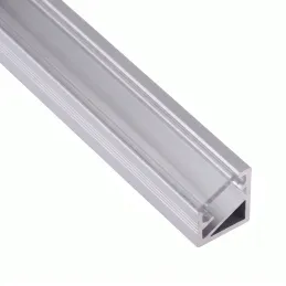 Profilo angolare in alluminio ZARIA per illuminazione a LED con copertura trasparente / Alluminio