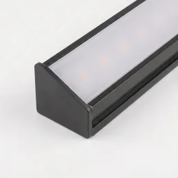Set di 2 tappi terminali per profilo LED angolare ZARIA – senza foro / Oro